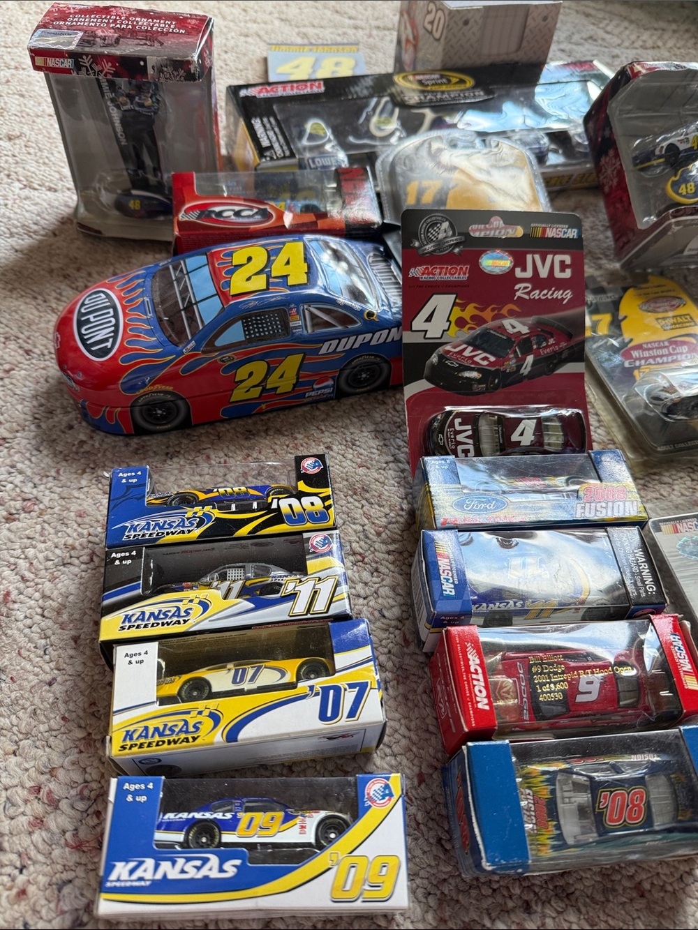 NASCAR Diecast & Collectible Car Lot - Jimmie Johnson 48 + Assorted Cars
